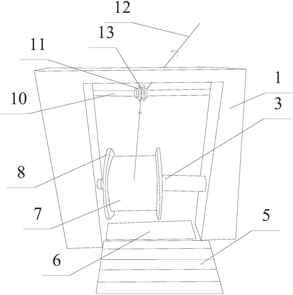 Copper wire unwinding device with buffering function