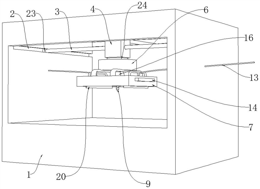 Drilling device with cleaning function for circuit board processing and using method