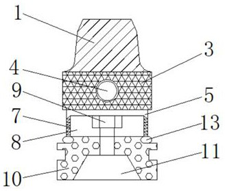 Double-petal combined core barrel convenient for heat treatment