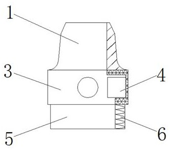 Double-petal combined core barrel convenient for heat treatment