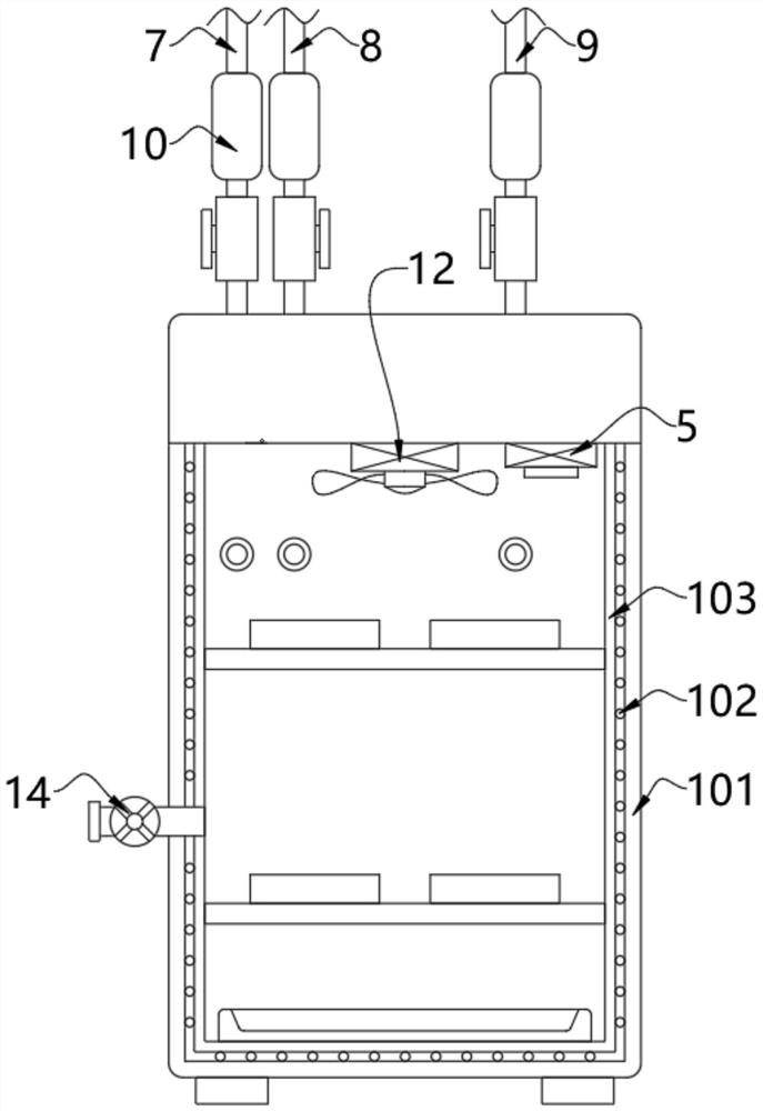 Low-oxygen high-pressure cell culture device