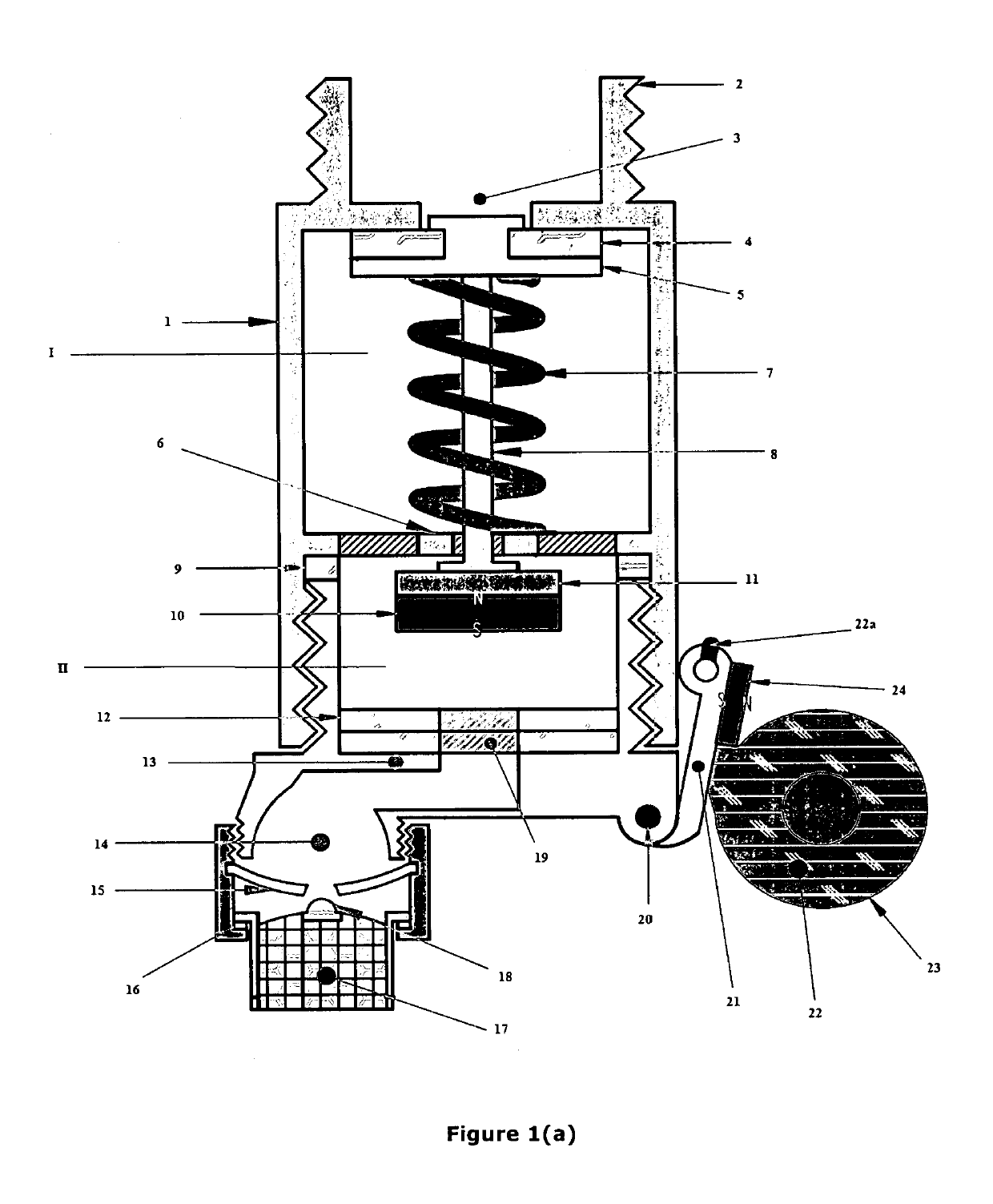 Automatic fluid flow controlling device for stopping flow of running fluid