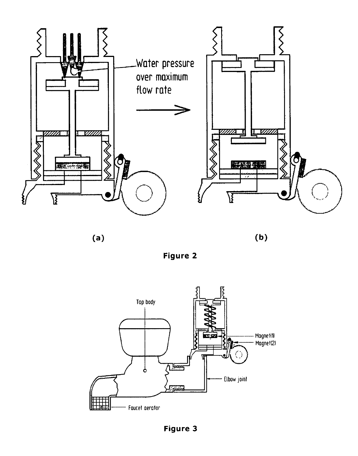 Automatic fluid flow controlling device for stopping flow of running fluid