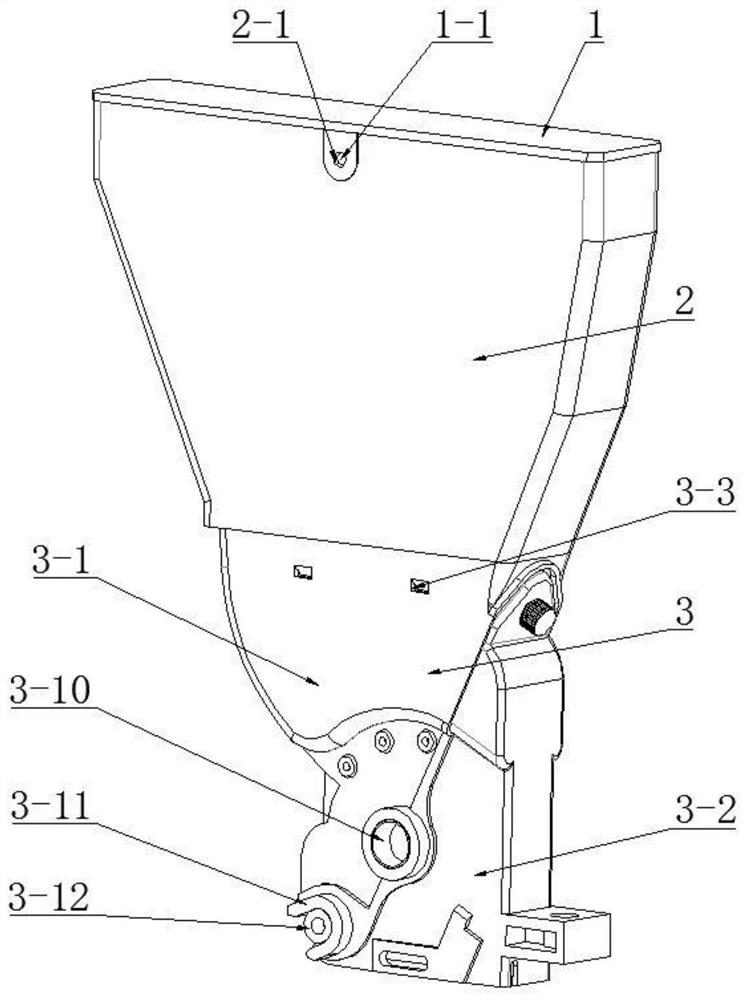 A high-speed precision sowing vegetable seed metering device with combined structure socket and wheel