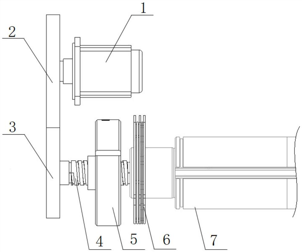 Intermediate shaft brake and vehicle