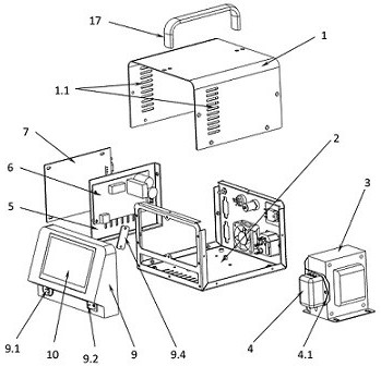 Electric soldering iron convenient to carry