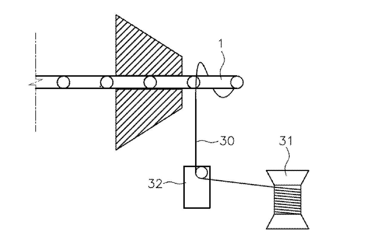 Installation and method for winding an elongated flexible inductor