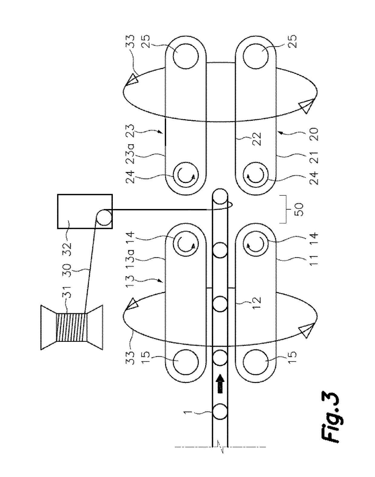 Installation and method for winding an elongated flexible inductor