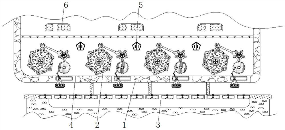 Efficient metal component rust removal device for furniture manufacturing