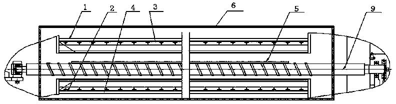 Horizontal roll table type glass tempering cooling method during glass tempering production