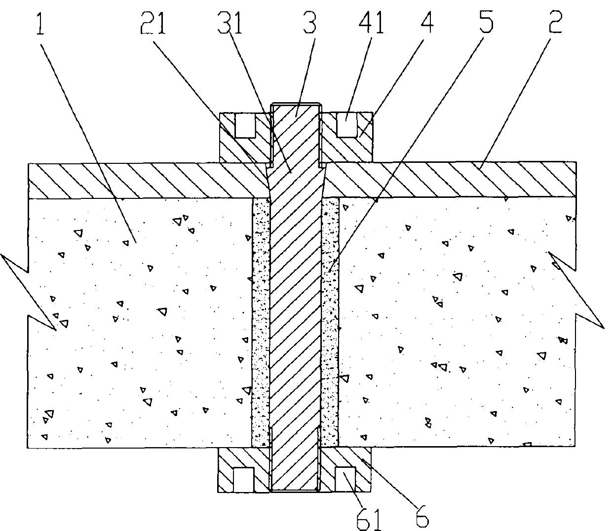 Special shearing-resistance anchor bolt pair for anchor group