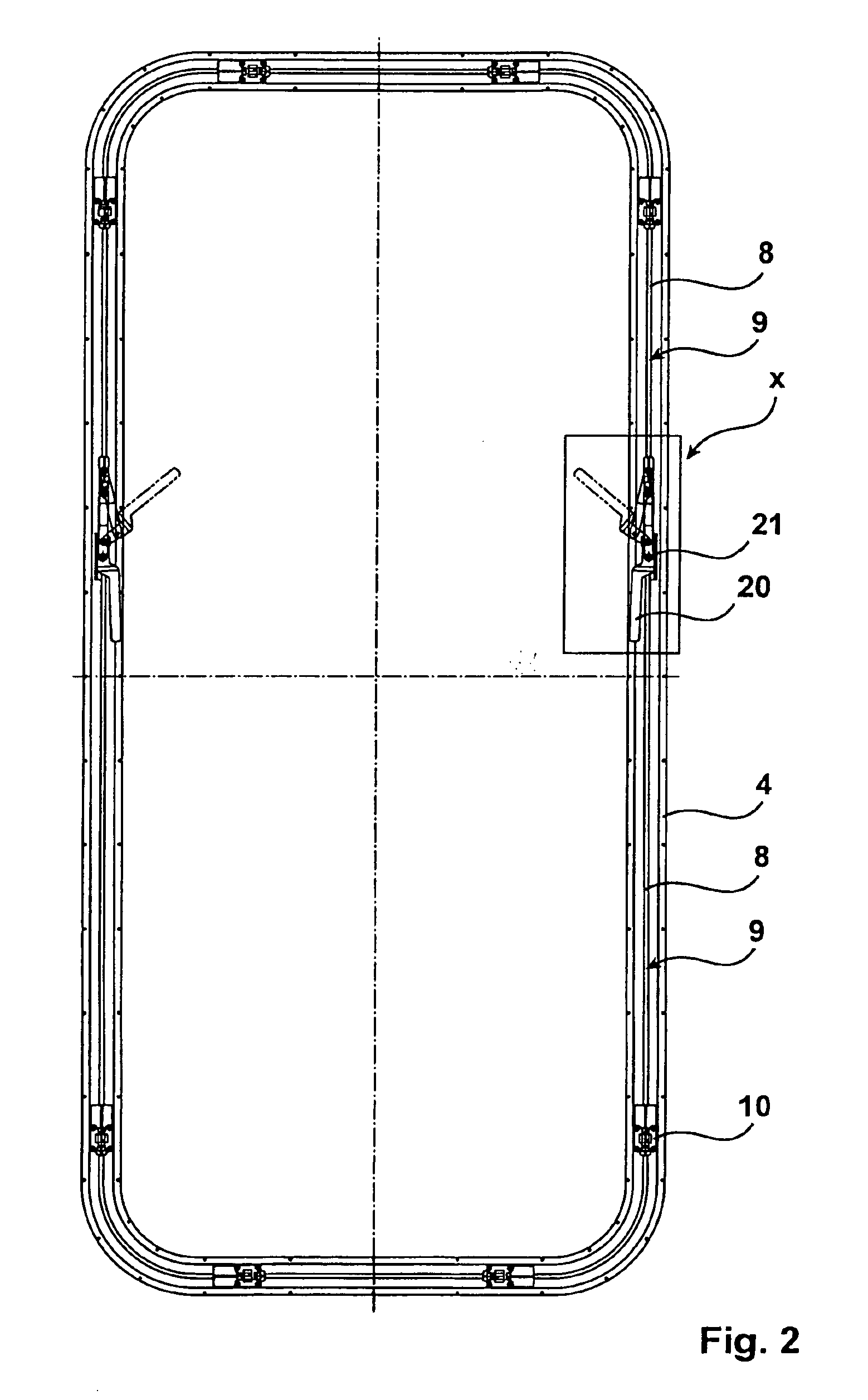 Two coupled vehicles such as railbound vehicles or articulated busses, with a connection with at least one bellows as well as one coupling device, comprising two coupling elements