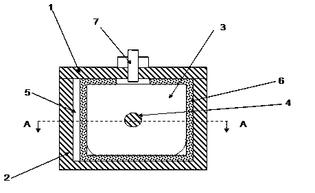 Low-pass filter with changeable cavity width