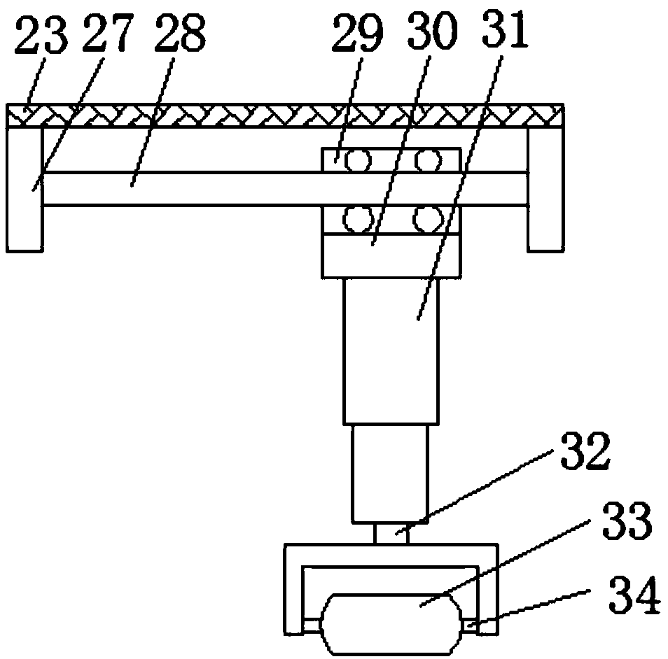 Shed excrement collecting processing device for animal husbandry