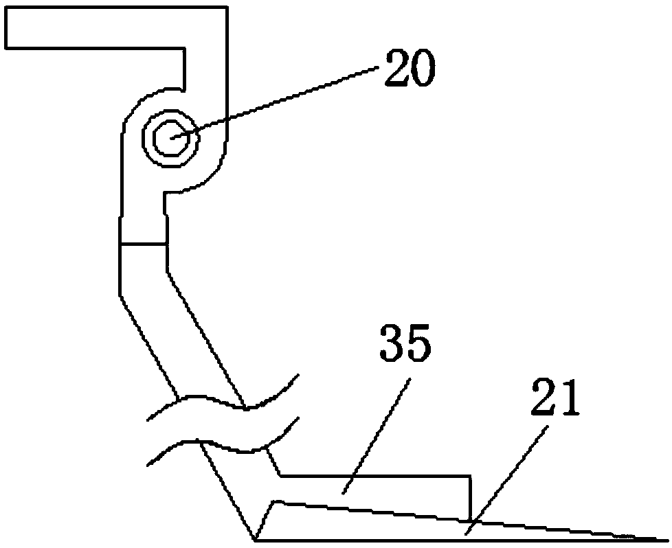 Shed excrement collecting processing device for animal husbandry