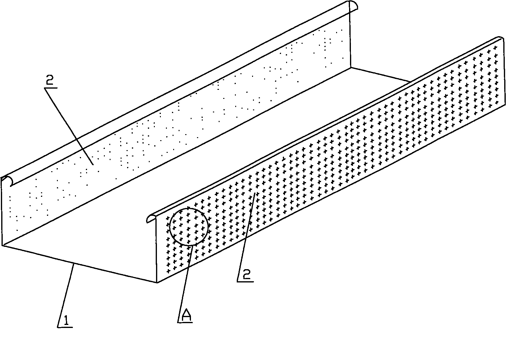 Trace-type light cable bridge frame