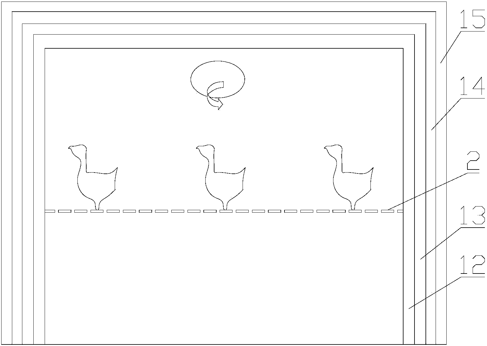 Airtight type livestock ultra-clean breeding cabin