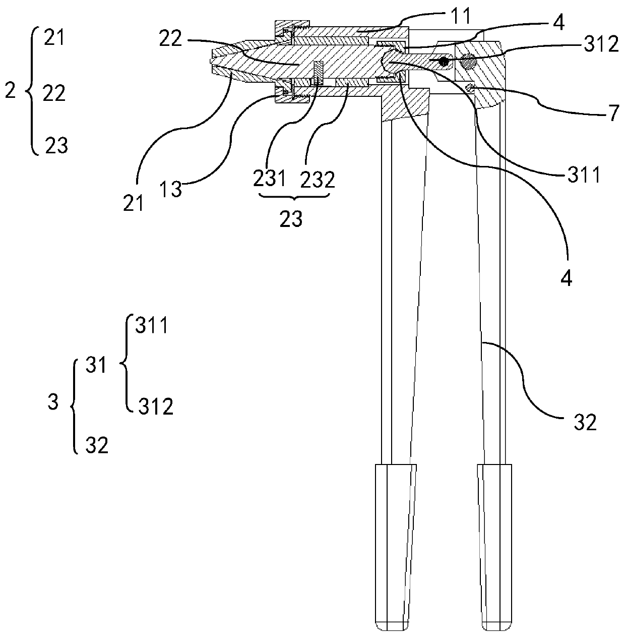 Flaring pliers