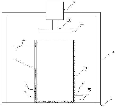 High-efficiency extraction type juice extractor