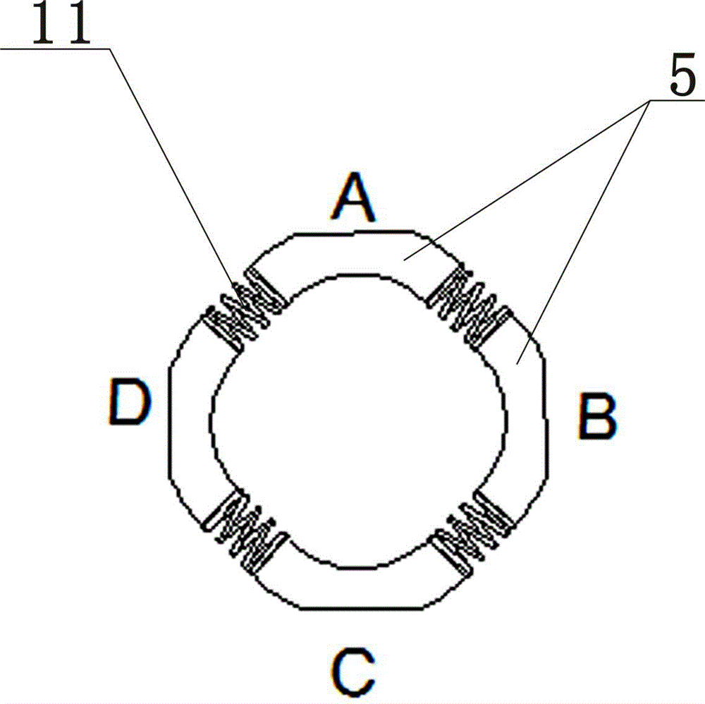 Visual monitoring device for root system rock breaking mechanisms