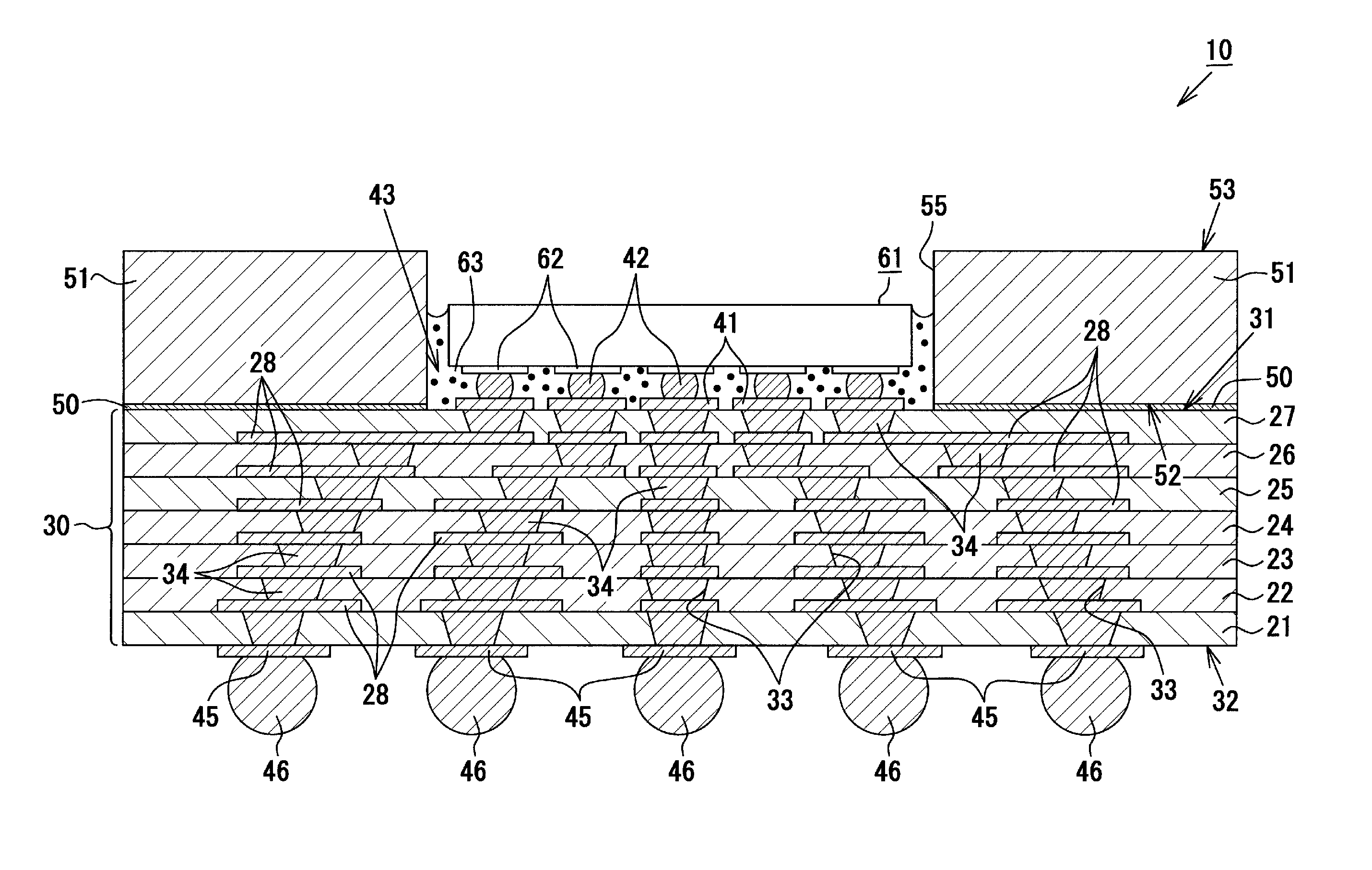 Multilayer wiring substrate