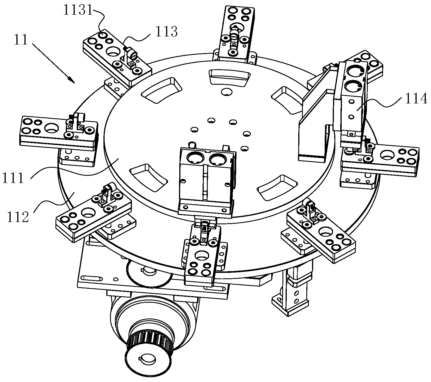 Automatic battery end cover assembling machine