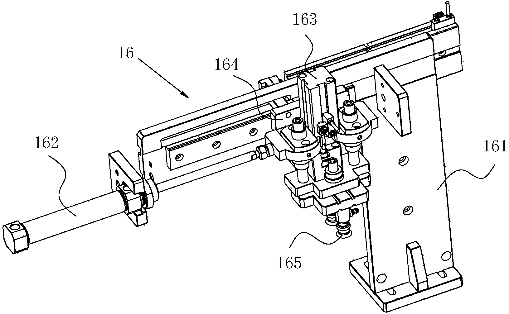 Automatic battery end cover assembling machine