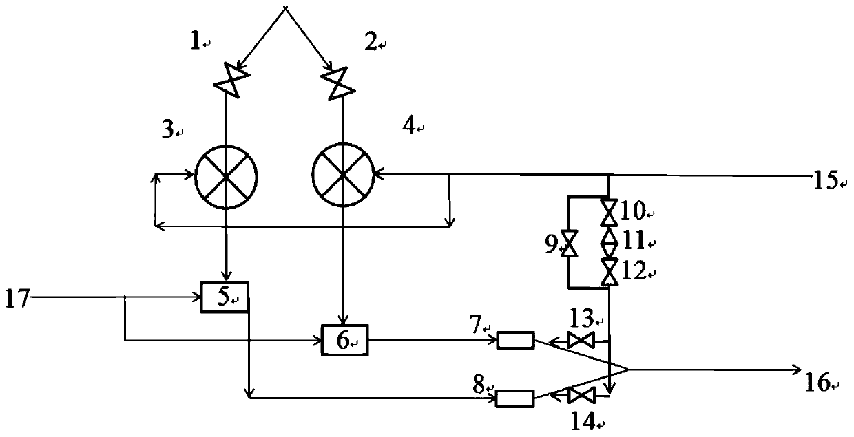 PTA device oxidation unit air supply system anti-blocking back-blowing system