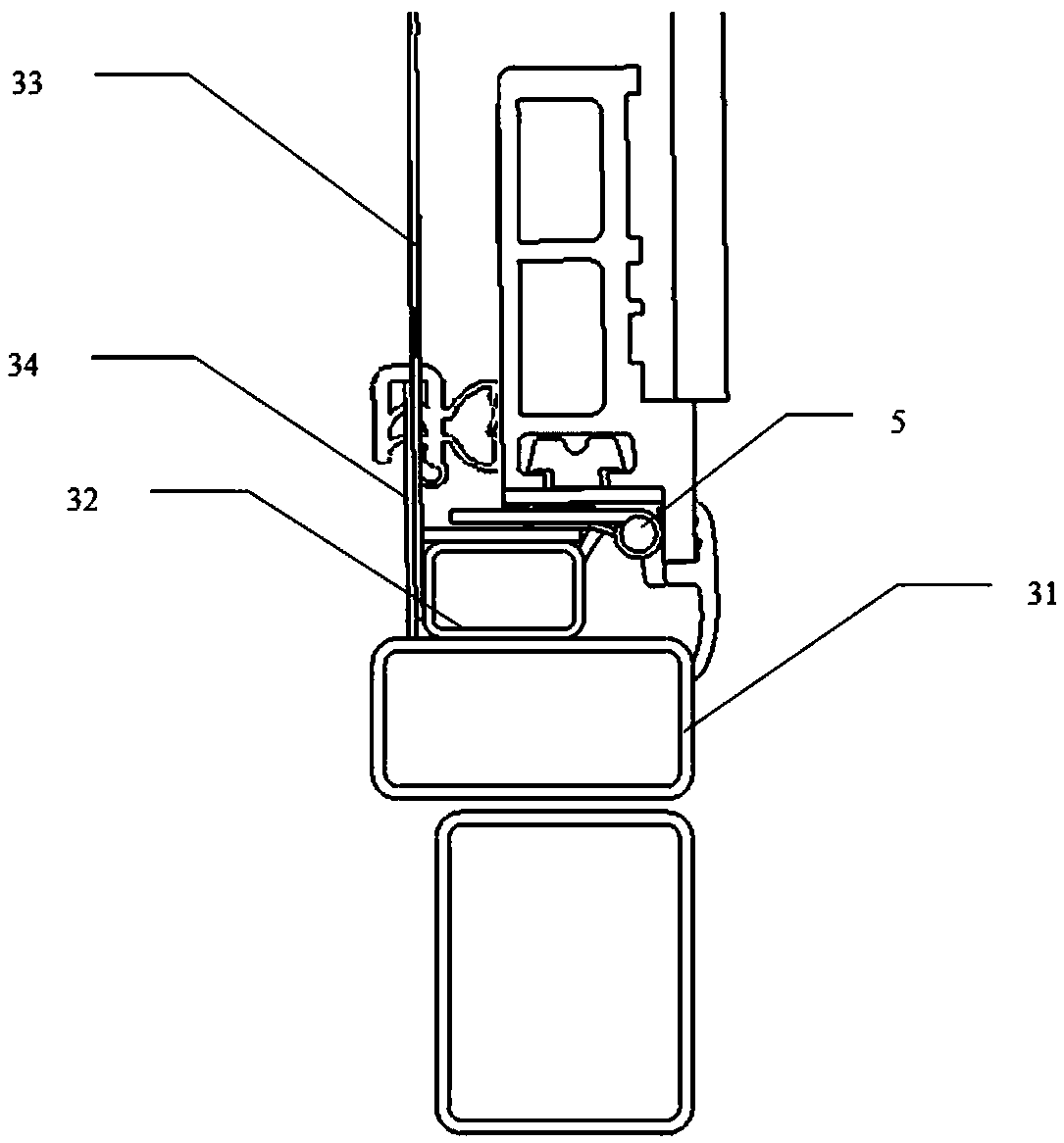 Outwardly-turned emergency escape window and vehicle