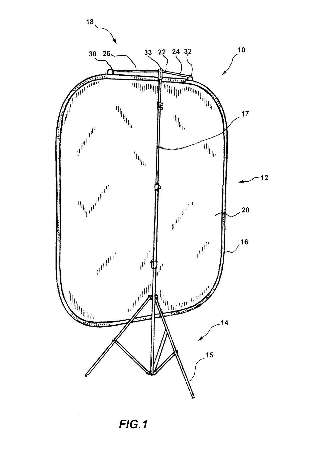 Photographic background assembly