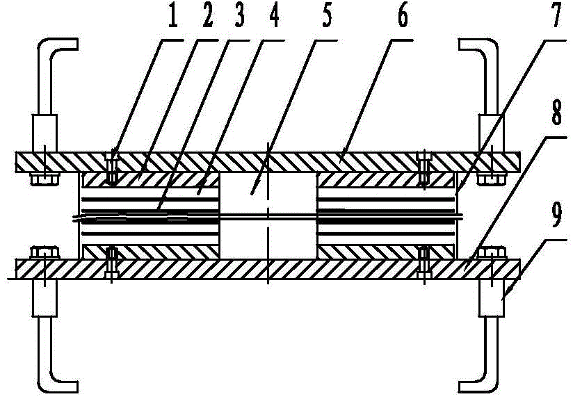 Damping combined type building seismic isolation rubber support and manufacturing method thereof