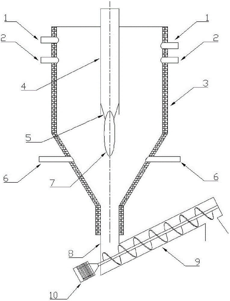 Application method for pyrolysis device