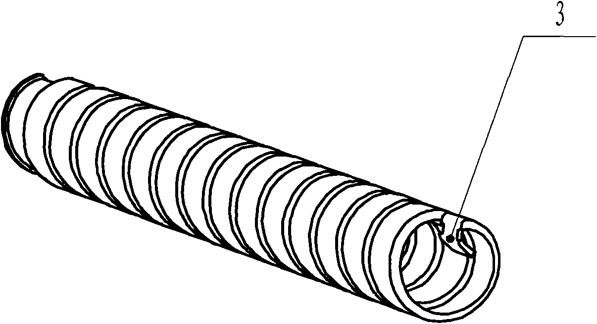 Helical latch type biliary tract stent