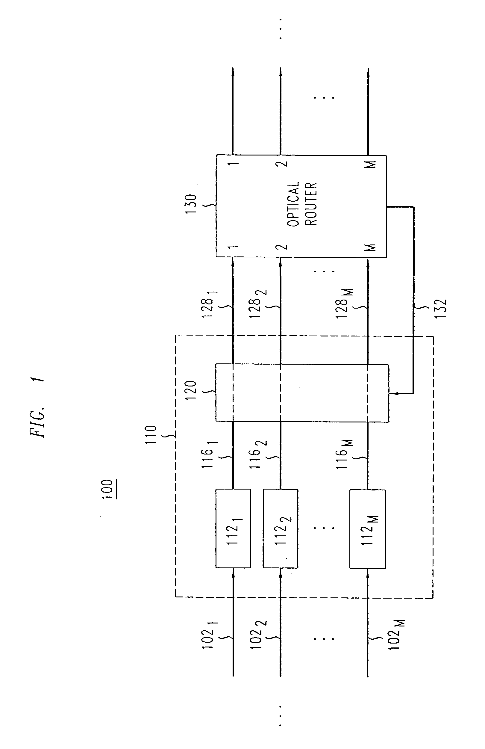 Multi-channel optical arrayed time buffer