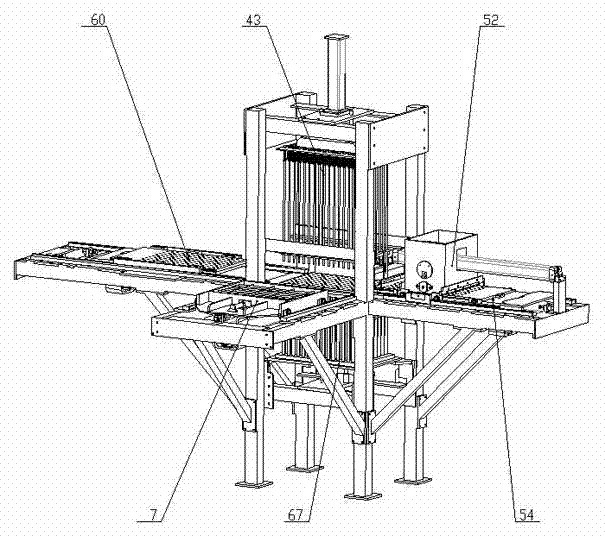 Automatic assembling machine for bead-spitting fireworks