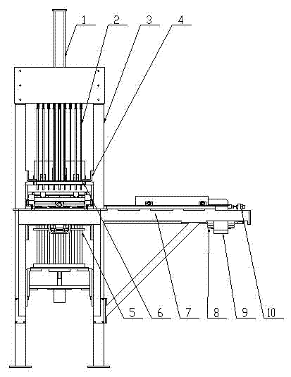 Automatic assembling machine for bead-spitting fireworks