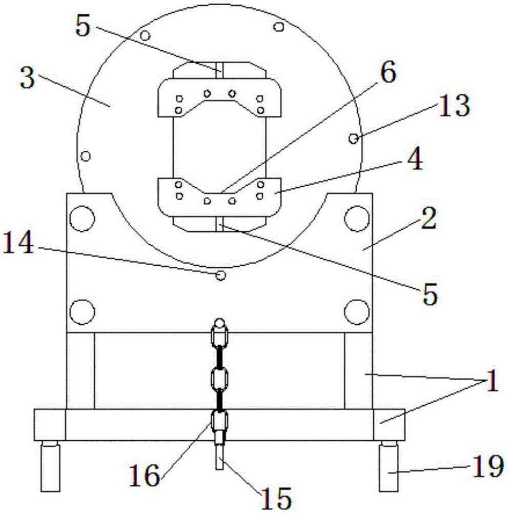 Papermaking mesh support device and papermaking mesh disassembling method