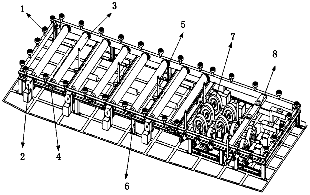 Automatic airdrop system of unmanned conveyor