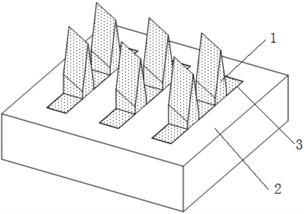 Isoplanar microneedle array and manufacturing method thereof