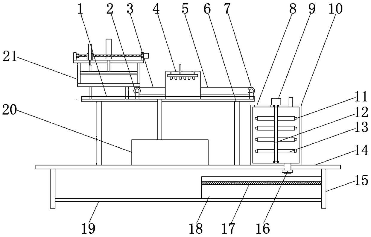 Aquatic product unfreezing device for production workshop