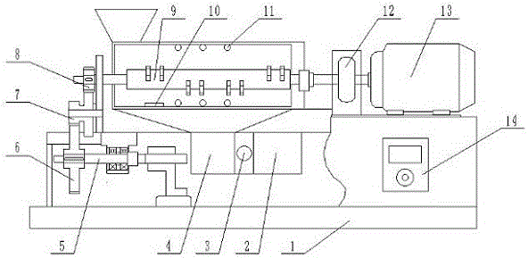 Rotary peanut shelling device for processing agricultural products