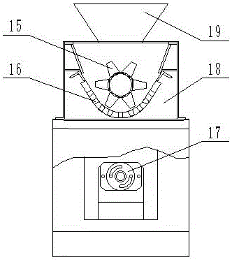 Rotary peanut shelling device for processing agricultural products