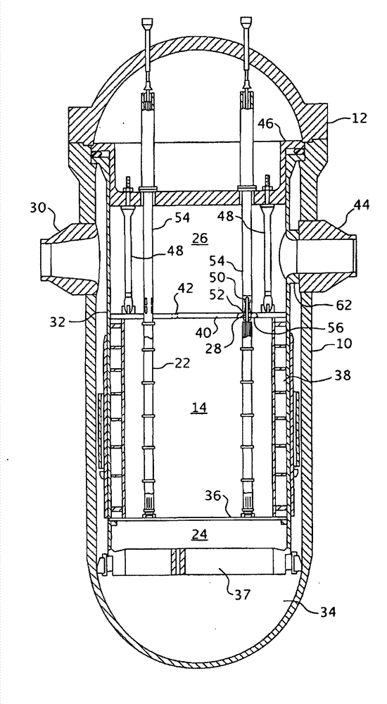 Nuclear reactor alignment plate configuration