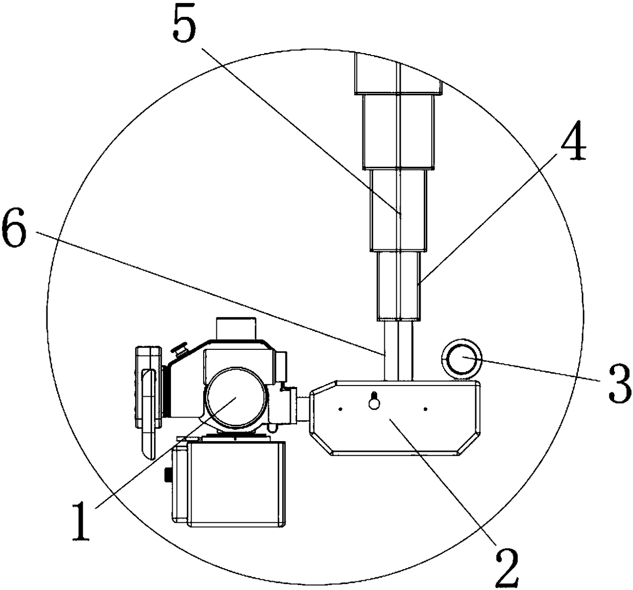 Projection equipment for aided teaching