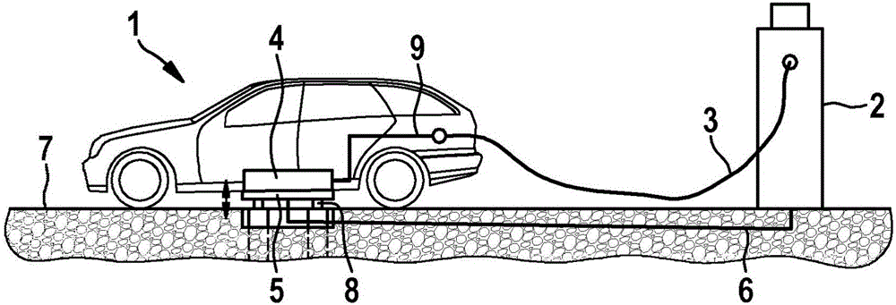 Method for the temperature control of a traction battery arranged in a vehicle during a charging process at a charging station, and charging station for performing such a method