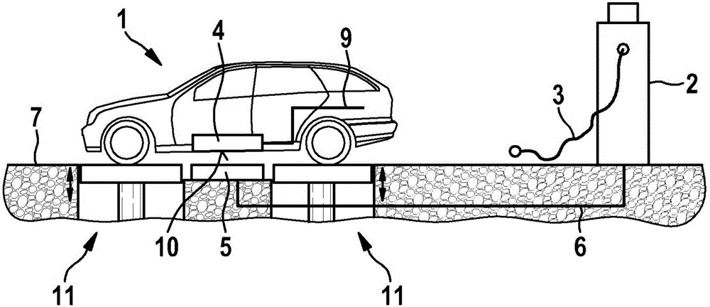 Method for the temperature control of a traction battery arranged in a vehicle during a charging process at a charging station, and charging station for performing such a method