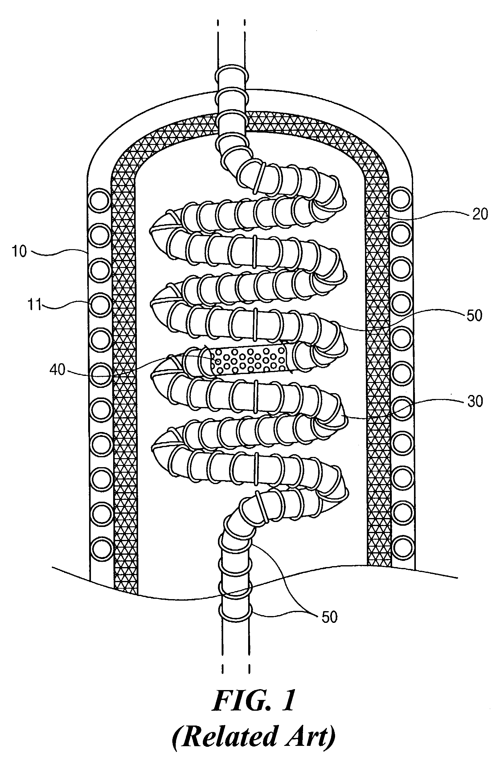 Gas heating apparatus for chemical vapor deposition process and semiconductor device fabrication method using same