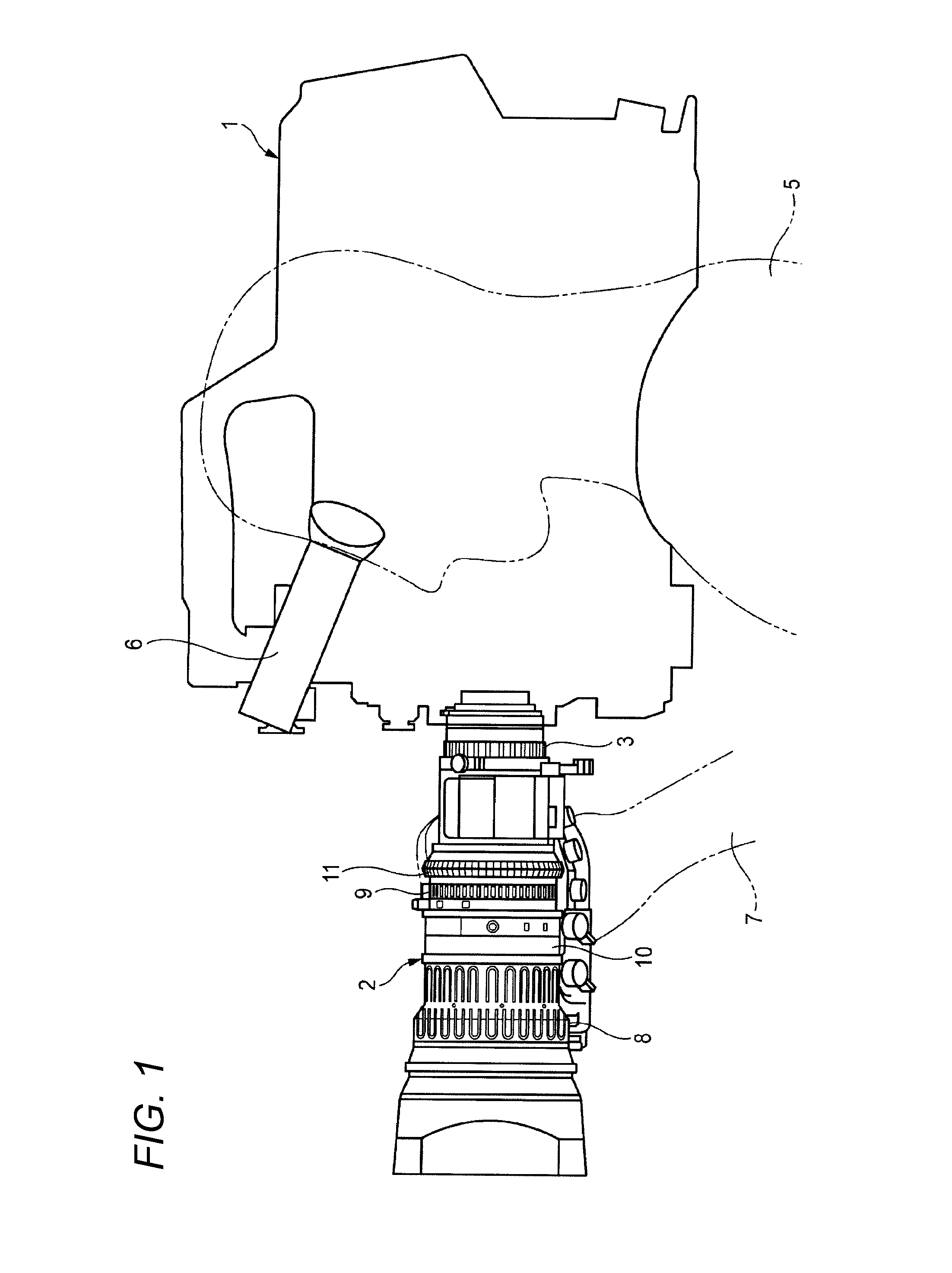 Lens device and position detection method of movable optical element