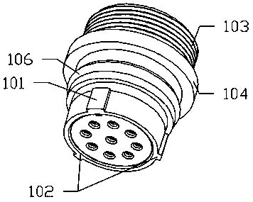 Rapid-plugging waterproof connecting structure