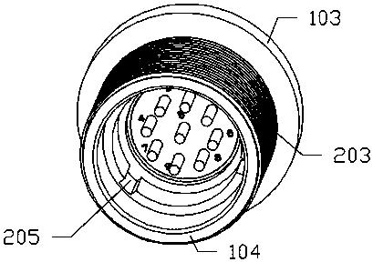 Rapid-plugging waterproof connecting structure